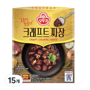 오뚜기 크래프트 짜장, 200g, 15개