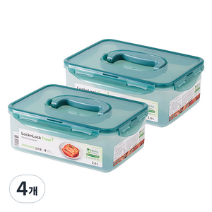 락앤락 프레쉬 MEDI 원핸들 김치통, 2.6L, 4개