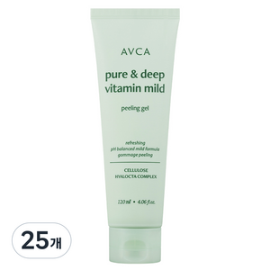 아브카 퓨어 앤 딥 비타민 저자극 필링 젤, 120ml, 25개