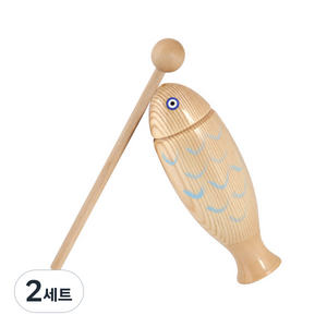 캐스비 물고기톤블럭 악기놀이, 혼합색상, 2세트