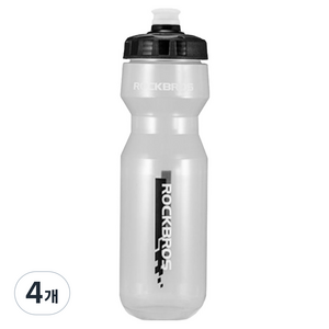 락브로스 대용량 위생커버 스포츠물통 DCBT69TBK, 블랙, 750ml, 4개