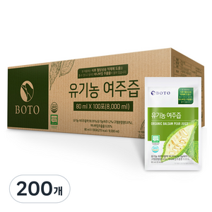 보뚜 유기농 여주즙 100포, 8L, 2개