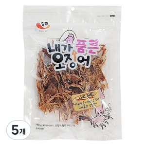 정화식품 내가 품은 오징어, 140g, 5개