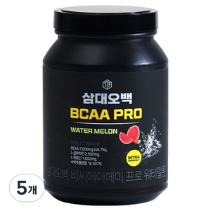 삼대오백 BCAA 프로 워터멜론, 500g, 5개