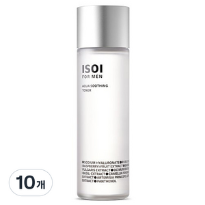 아이소이 포 맨 아쿠아 수딩 토너, 150ml, 10개
