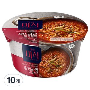 더미식 장인라면 얼큰한맛 컵 106g, 10개