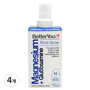 베러유 마그네슘 글루코사민 조인트 스프레이, 4개, 100ml