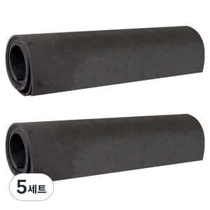 모비딕 프리미엄 우레탄 매트 2p, 블랙, 5세트