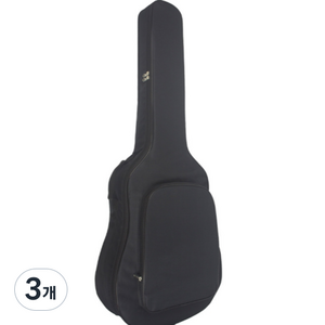 DAS MUK 어쿠스틱 기타 가방 블랙, 3개