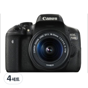 스코코 캐논 EOS 750D용 올레포빅 액정보호필름 2p 세트, 4세트