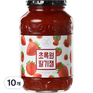 초록원 딸기잼, 1kg, 10개