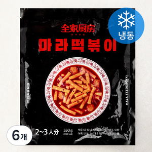 전가주방 마라떡볶이 (냉동), 550g, 6개