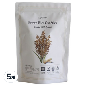질마재농장 현미귀리스틱, 고소한맛, 40g, 5개