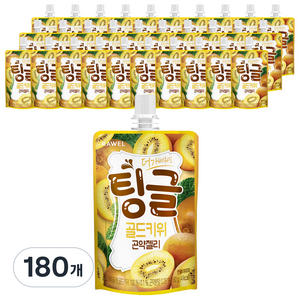 팅글 로엘 더 가벼워진 골드키위 곤약젤리 1개입, 80g, 180개
