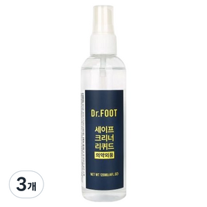 닥터풋 세이프 크리너 리퀴드 풋스프레이, 1개입, 3개, 120ml