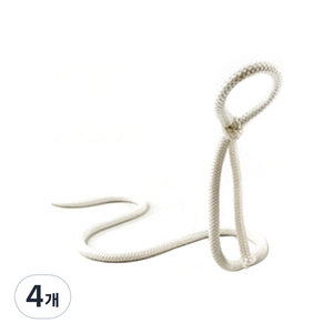 알럽홈 로프 인테리어 와인 거치대, 화이트, 4개