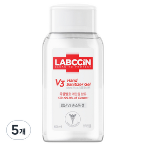 랩신 새니타이저 겔, 60ml, 5개