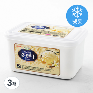 롯데웰푸드 조안나 바닐라맛(냉동), 5L, 1개입, 3개