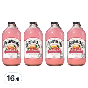 분다버그 핑크 그래이프 푸르트, 375ml, 16개