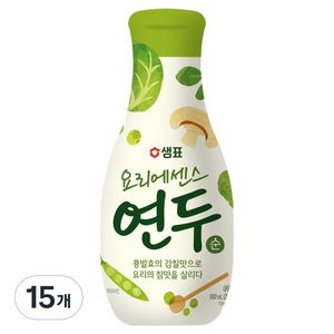 연두 요리에센스 순, 500ml, 15개