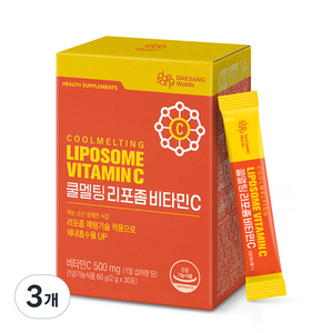 대상웰라이프 정품 쿨멜팅 리포좀 비타민C 30p, 30정, 3개