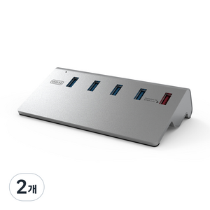 넥스트유 USB3.0 + 퀵차지 5포트 확장 유전원 허브 NEXT 316U3, NEXT-316U3, 혼합색상, 2개