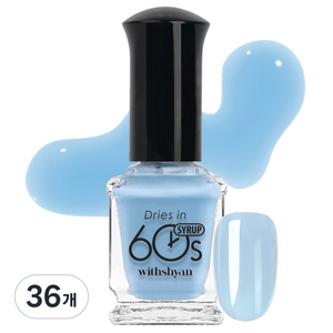 위드샨 60초 매니큐어, M151퓨어시럽, 9ml, 36개