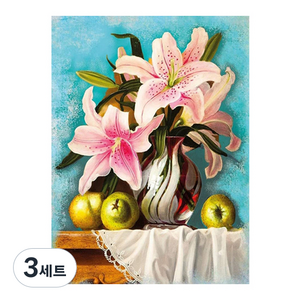 데이소이 미스테리 판타지 DIY 보석십자수 세트 20 x 30 cm, 11 릴리, 3세트