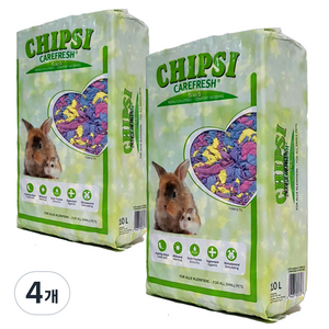 칩시 케어프레쉬 콘페티 종이베딩, 10L, 4개