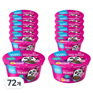 푸디버디 까망짜장면 컵, 91g, 72개