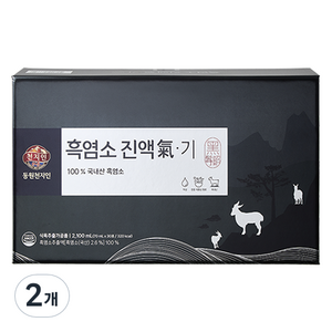 천지인 흑염소 진액 기 30p, 2.1L, 2개