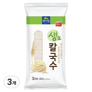 면사랑 생 칼국수, 400g, 3개