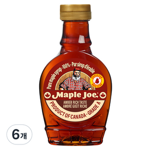 메이플조 메이플 시럽, 450g, 6개