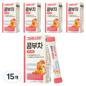 그린몬스터 디톡 허니자몽 콤부차, 5g, 10개입, 15개