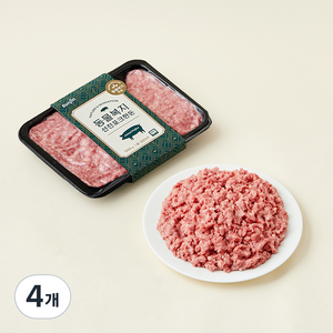 선진포크한돈 동물복지 뒷다리살 다짐육 (냉장), 500g, 4개