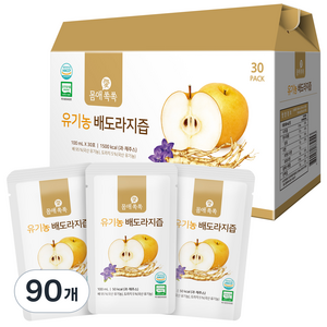 몸애쏙쏙 유기농 배도라지즙, 100ml, 90개