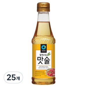 청정원 월계수잎 맛술, 410ml, 25개