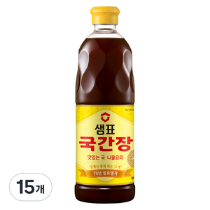 샘표 국간장, 860ml, 15개