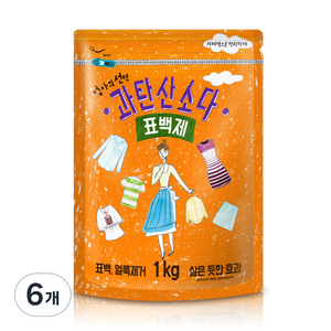 엄마의선택 과탄산소다 표백제, 1kg, 6개
