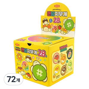핑크풋 28탄 랜덤지우개, 랜덤발송, 72개
