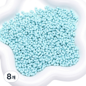 알로데 단색 땅콩 악세서리 DIY 비즈 4 x 6 mm 105p, 05 스카이, 8개