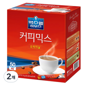 맥스웰하우스 커피믹스 오리지날, 11.8g, 50개입, 2개