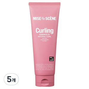 미쟝센 컬링 에센스 2X 내추럴 컬, 250ml, 5개