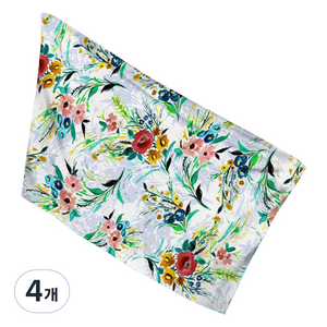 알로데 네이처 플라워 비치타월 90 x 180 cm, 08 화사플라워, 4개