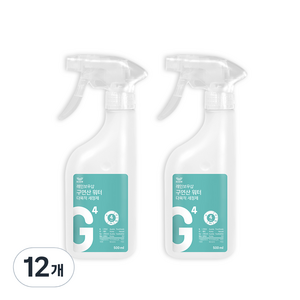 레인보우샵 구연산 워터 다목적세정제, 500ml, 12개