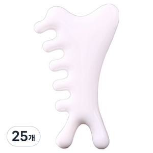 굿썸 컴팩트 두피 마사지기 6 x 10 x 2 cm 42g, 25개, 화이트 소개 2