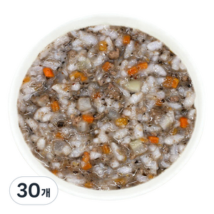 짱죽 실온 이유식 후기 진밥, 혼합맛(블루베리/한우), 160g, 30개