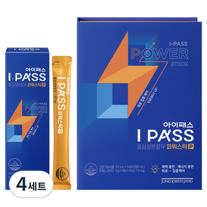 IPASS 파워스틱 7p, 140ml, 4세트