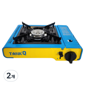 썬터치 탱큐 클래식 휴대용 캠핑용 가스버너 ST-9100, 옐로우 + 블루, 2개