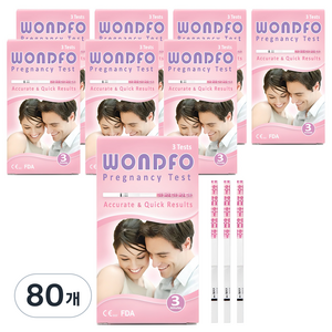 원포 임신테스트기, 3개입, 80개